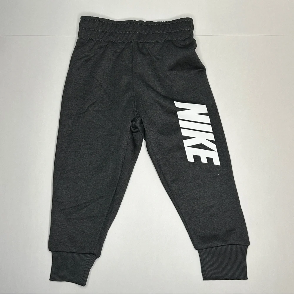 NWT Nike Boys 2T Dri-FIT Black Heather Jogger Sweatpants Pants
